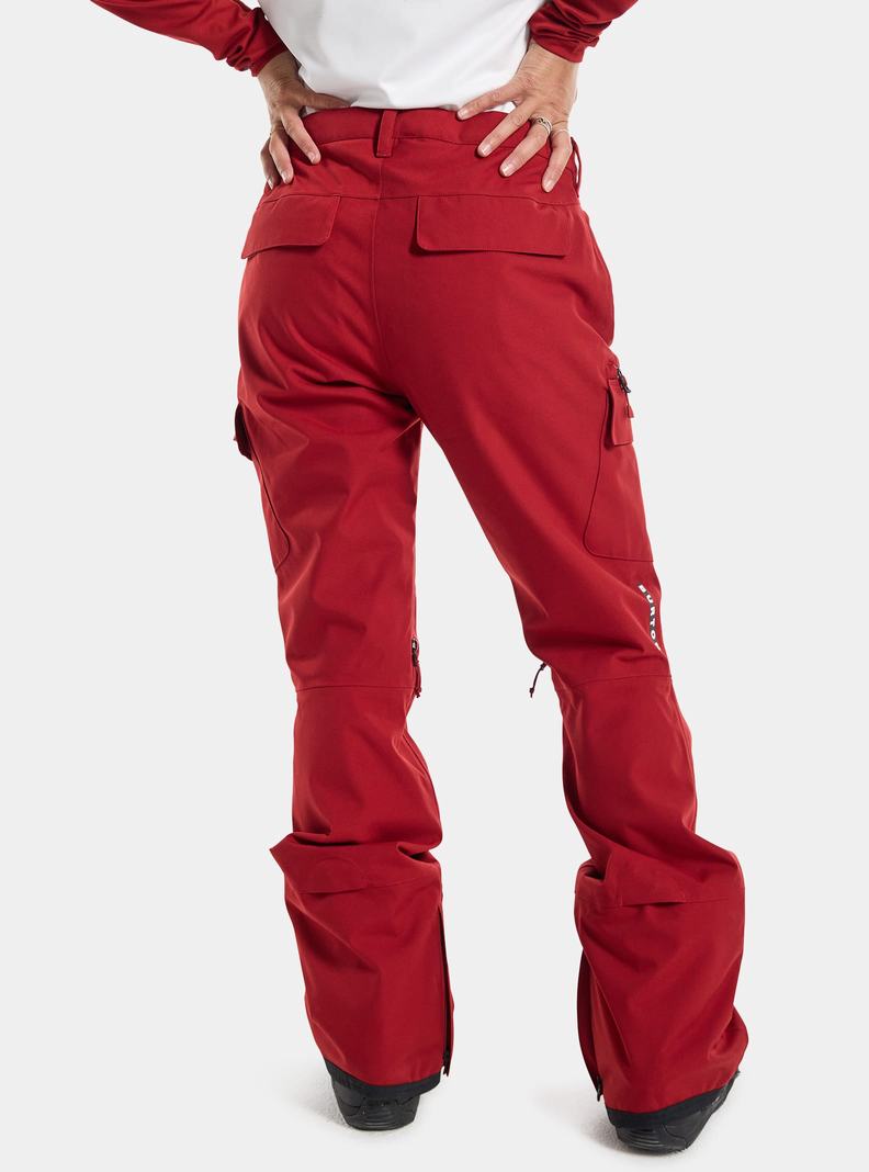 Red Burton Gloria Stretch 2L Women's Ski Pants | HAOVBM532