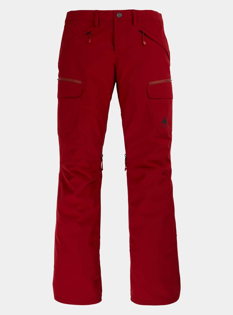 Red Burton Gloria Stretch 2L Women\'s Ski Pants | HAOVBM532