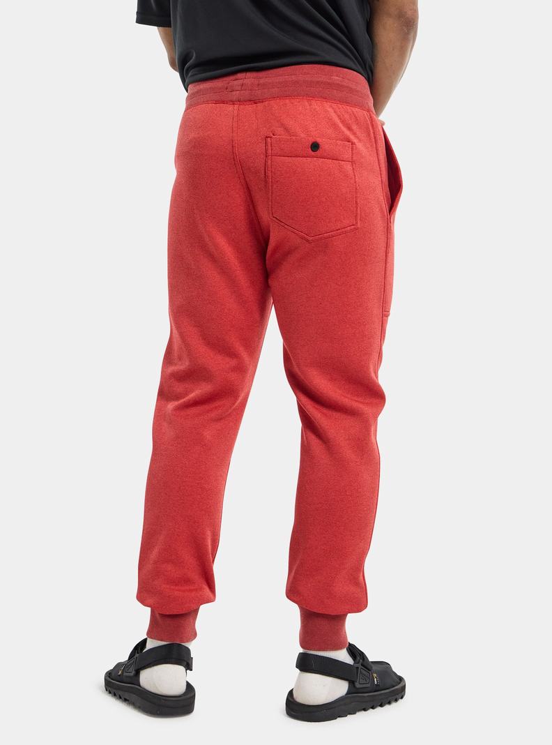 Red Burton Oak Fleece Men's Pants | IGVBOT915