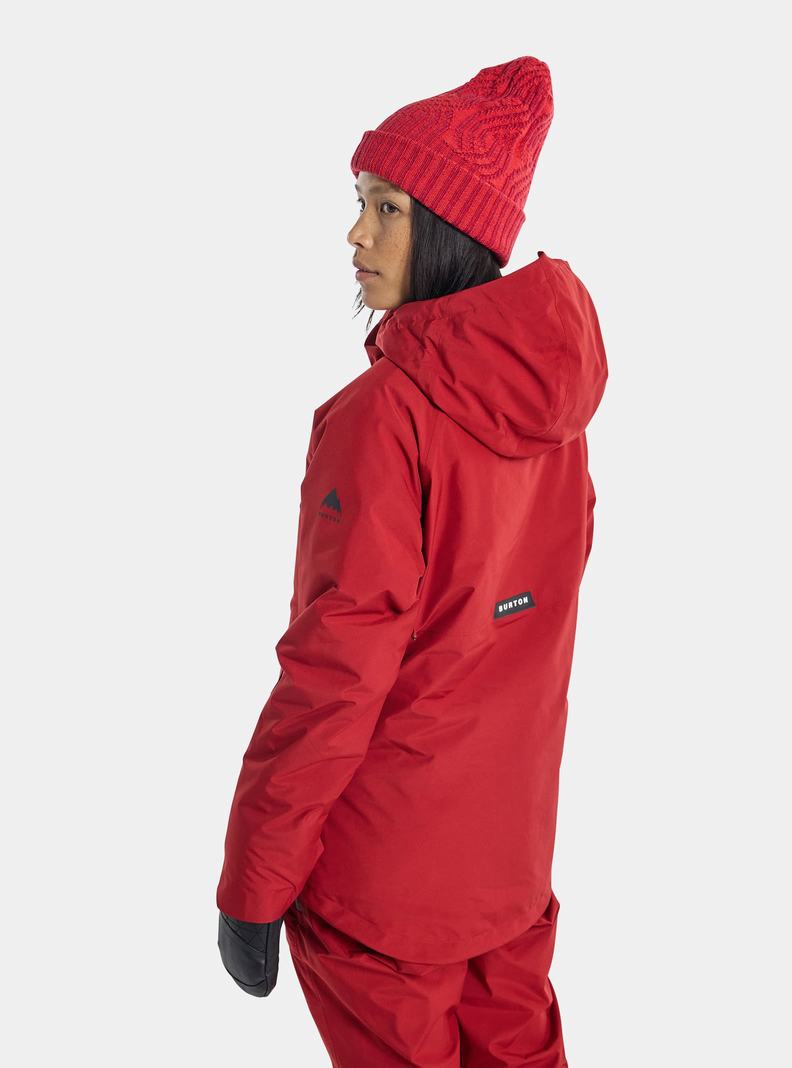 Red Burton Powline GORE‑TEX 2L Insulated Women's Ski Jackets | USMRWB895