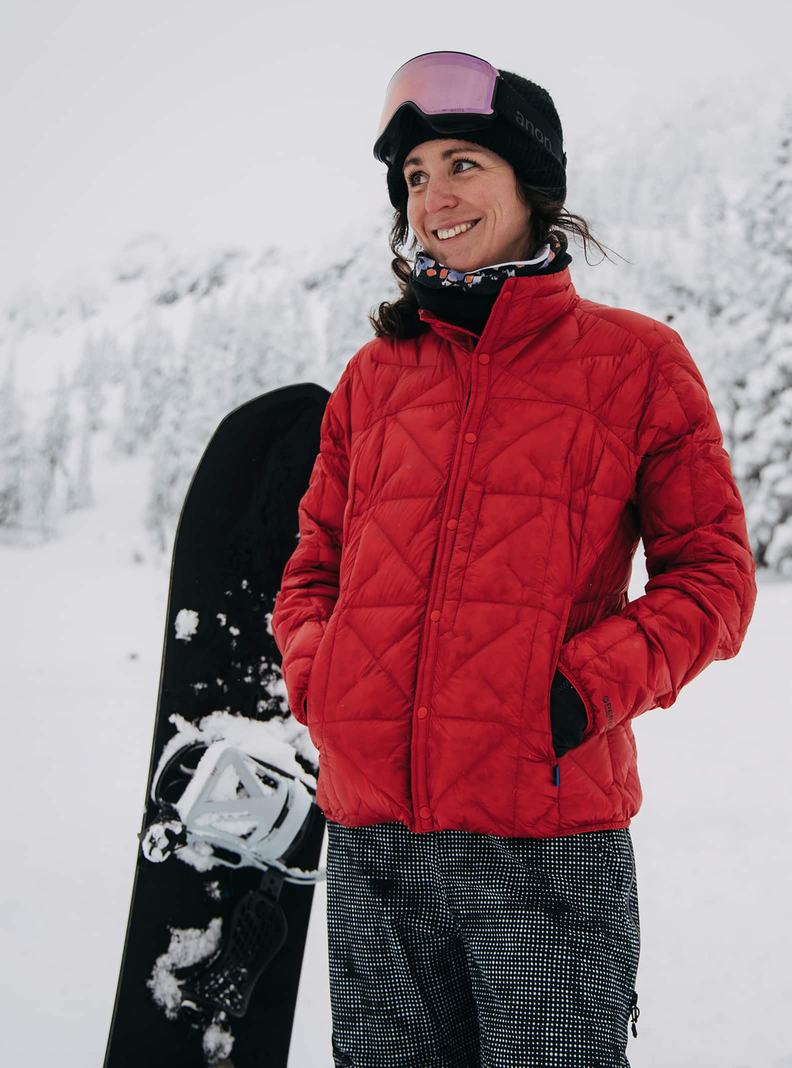 Red Burton [ak] Baker Ultralight Down Women's Ski Jackets | GBEJRD073