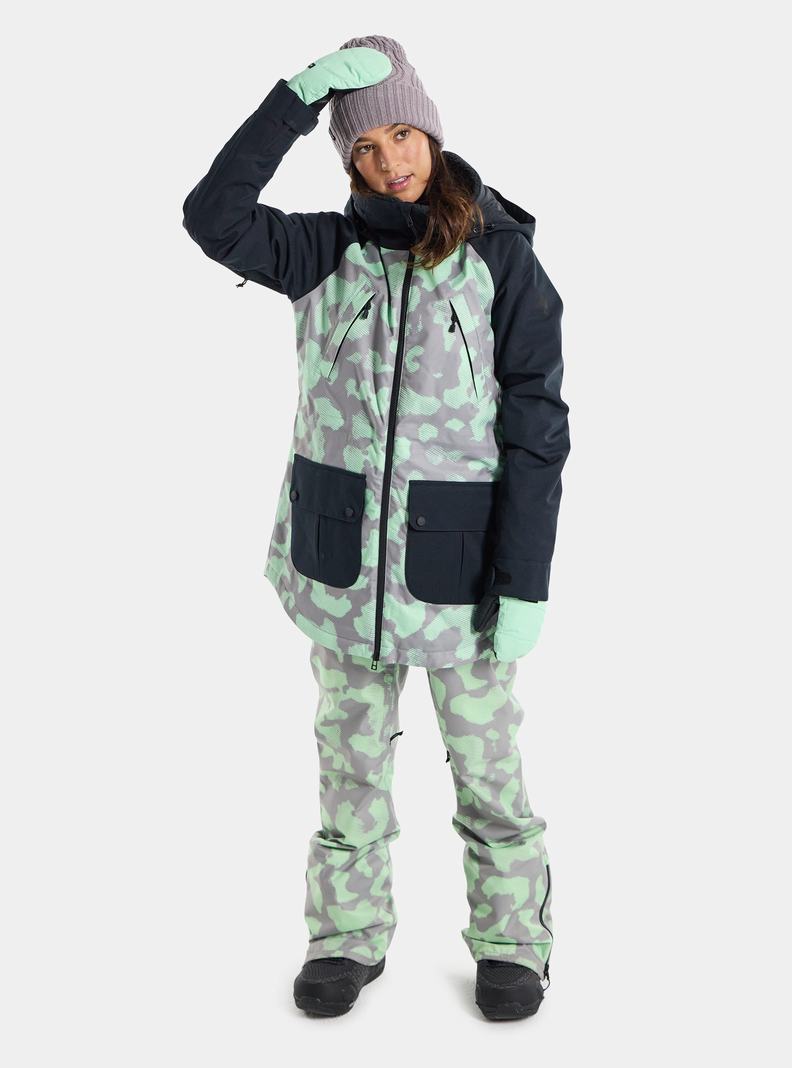 Rose / Black Burton Prowess Women's Ski Jackets | PHWEYO016