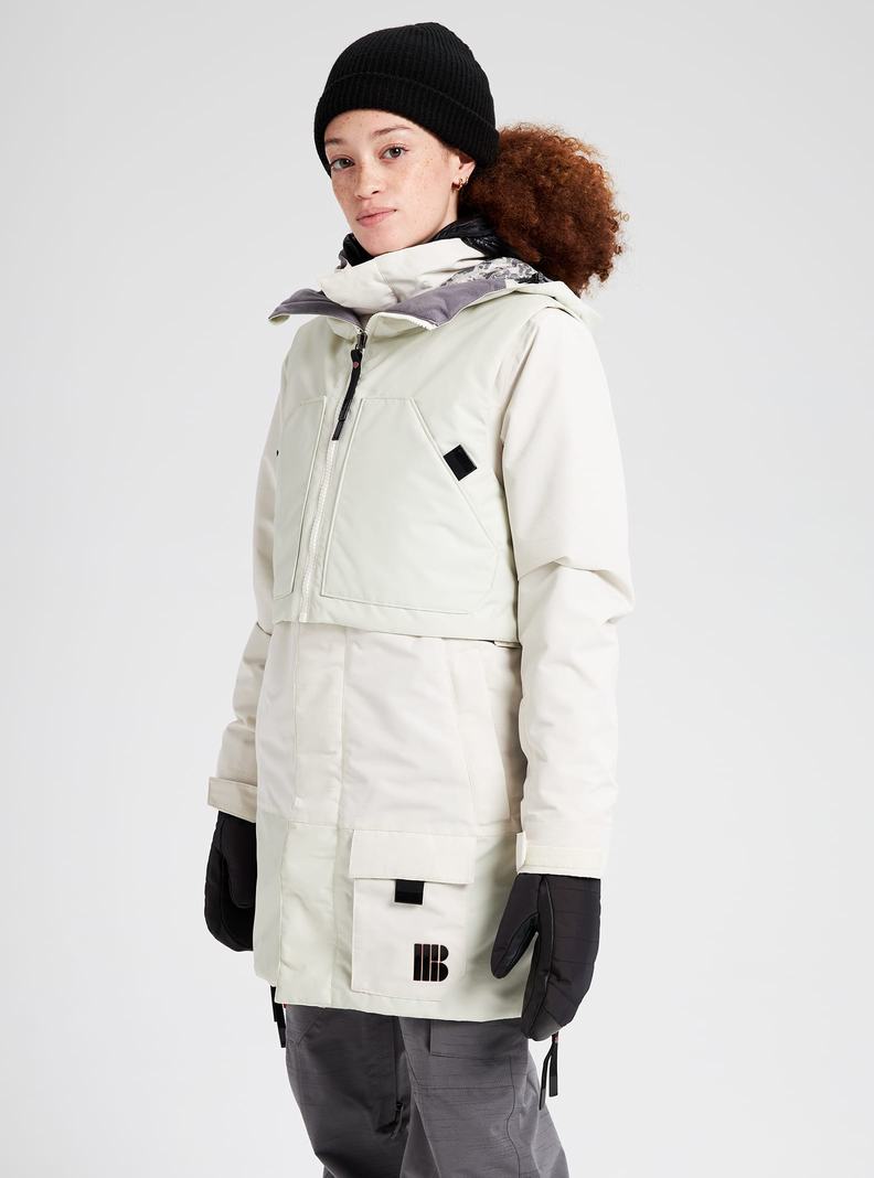 Silver Burton Amora Parka Women's Ski Jackets | YUFVQJ365