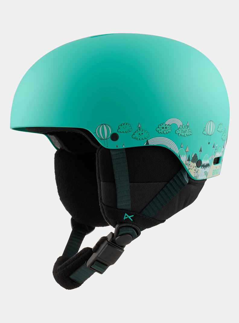 Turquoise Burton Anon Rime 3 Kids' Snowboard Helmets | UPCITB380