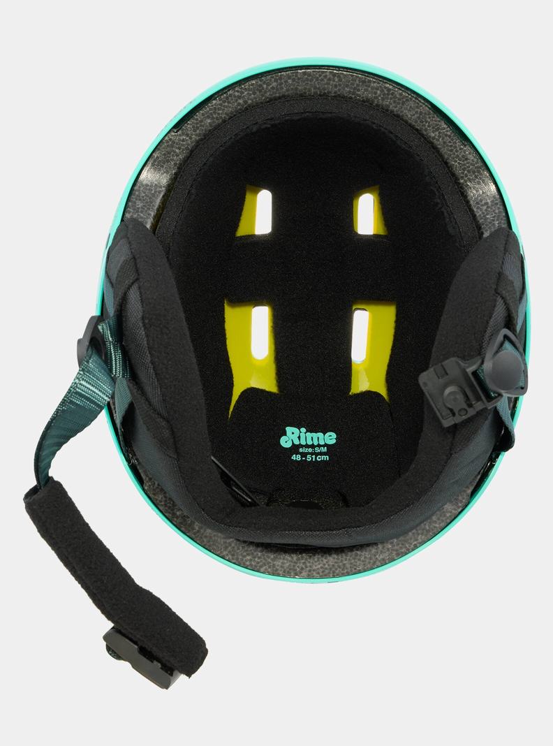 Turquoise Burton Anon Rime 3 Kids' Snowboard Helmets | UPCITB380