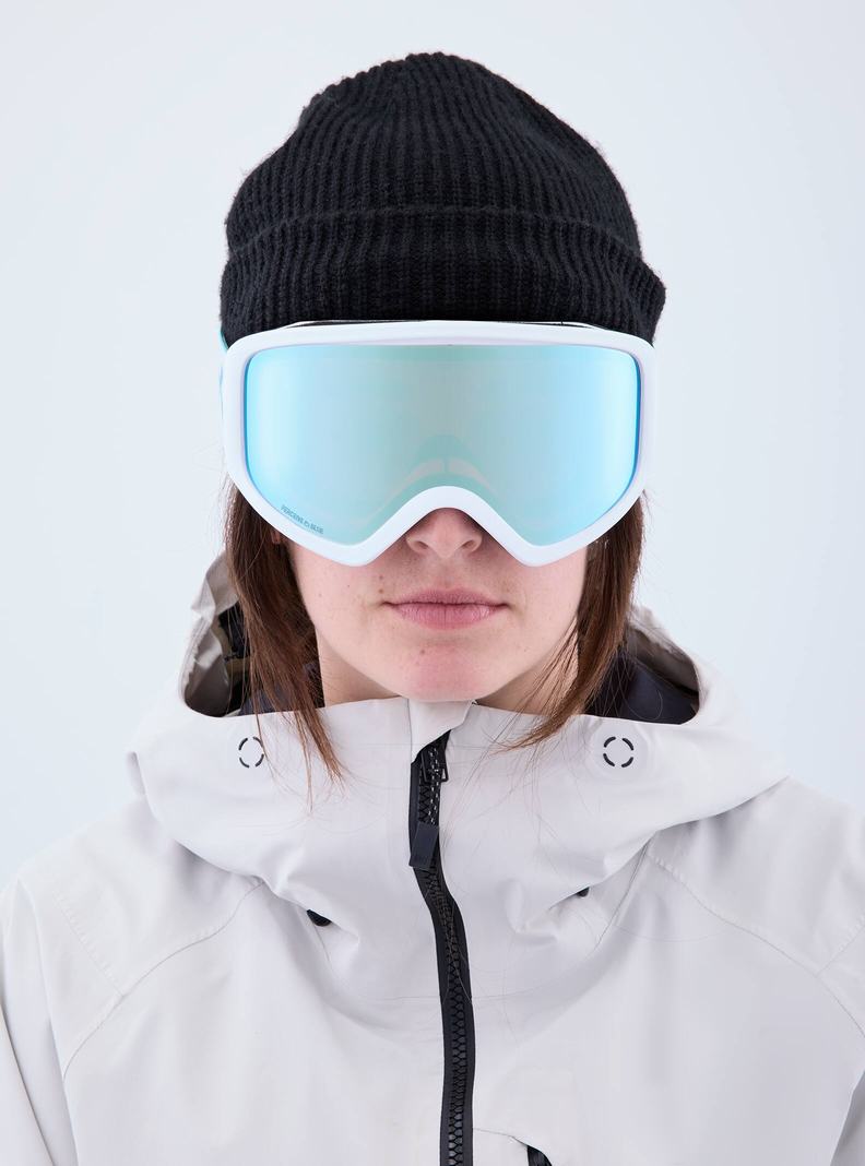 White / Blue / / Burton Anon Insight Goggles + Bonus Lens Women's Ski Goggles | XKQOPV419