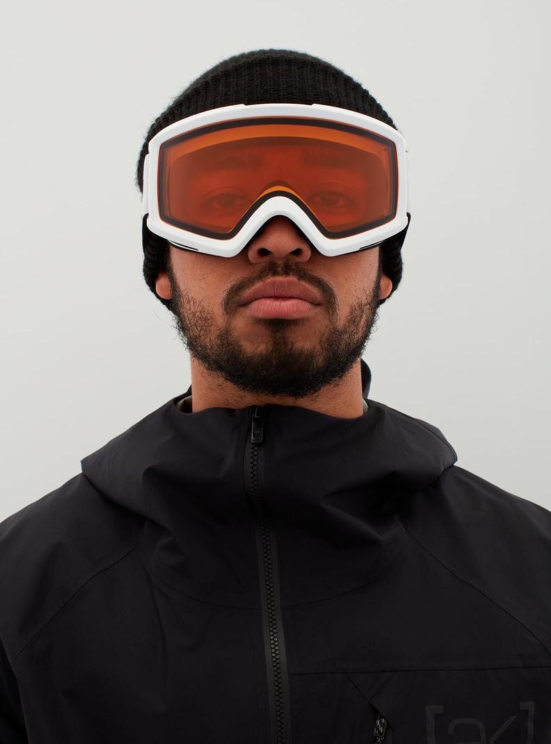 White / Burton Anon Helix 2.0 Goggles (Non-Mirror) Men's Ski Goggles | FPZCBT893