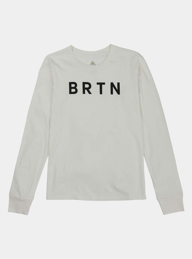 White Burton BRTN Long Sleeve Women\'s T-Shirts | YHZNDP453