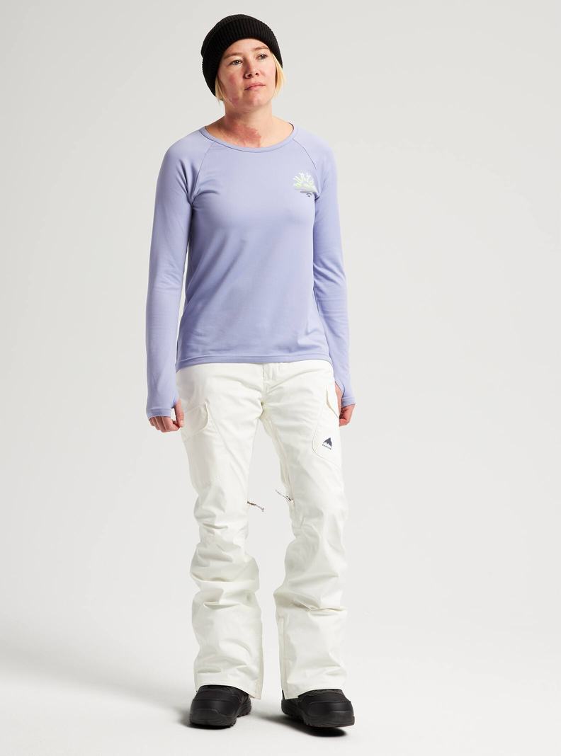 White Burton GORE‑TEX Gloria Women's Ski Pants | NOYETV394