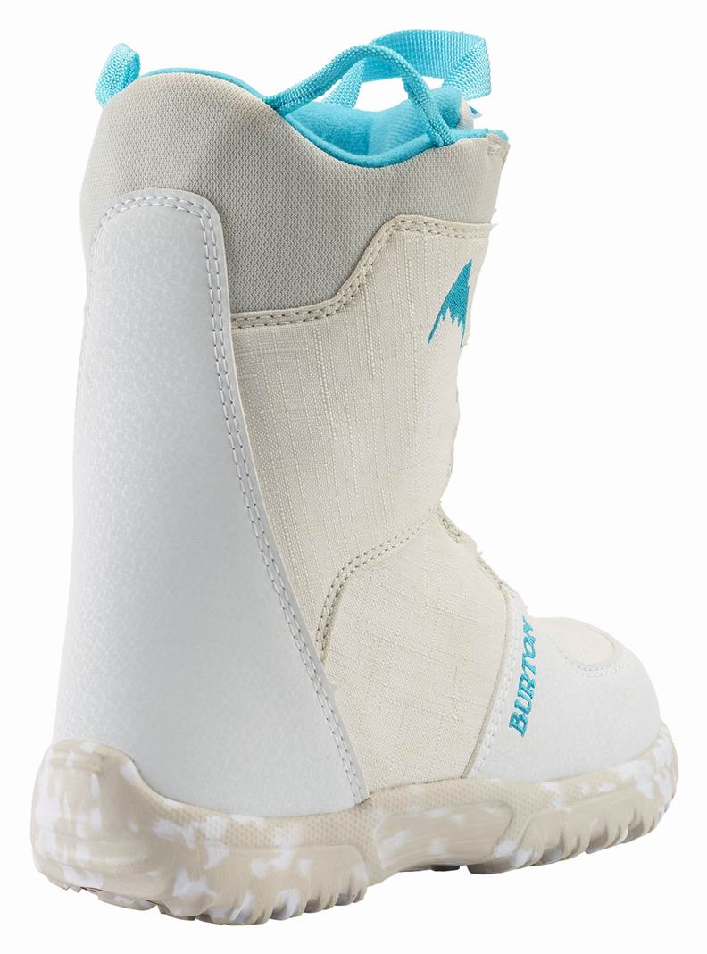 White Burton Grom BOA® Kids' Snowboard Boots | DGZHPA725