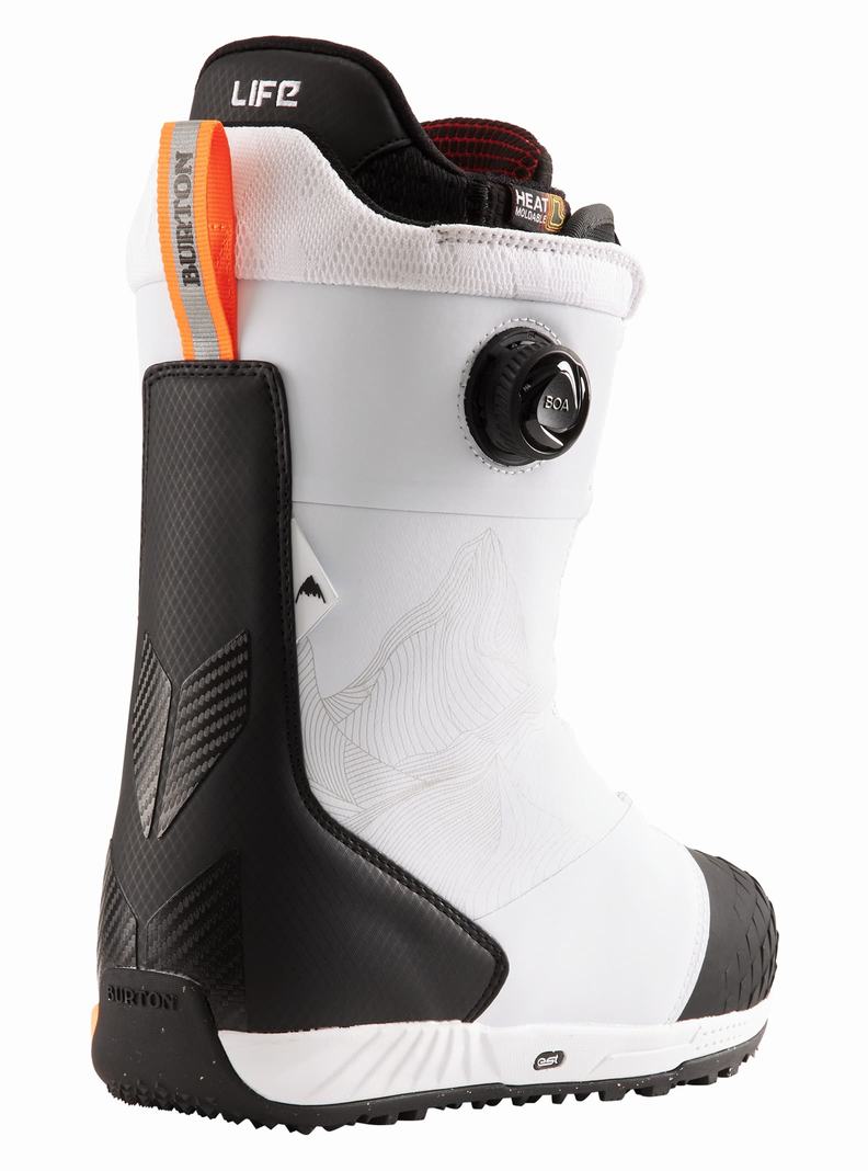 White Burton Ion BOA® Men's Snowboard Boots | EIFPUG025