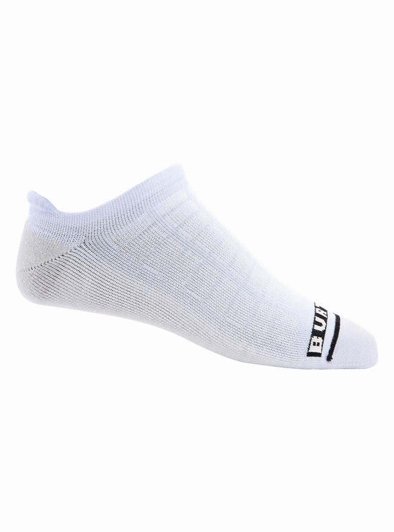 White Burton Lightweight No-Show Men\'s Socks | YCEDVK864