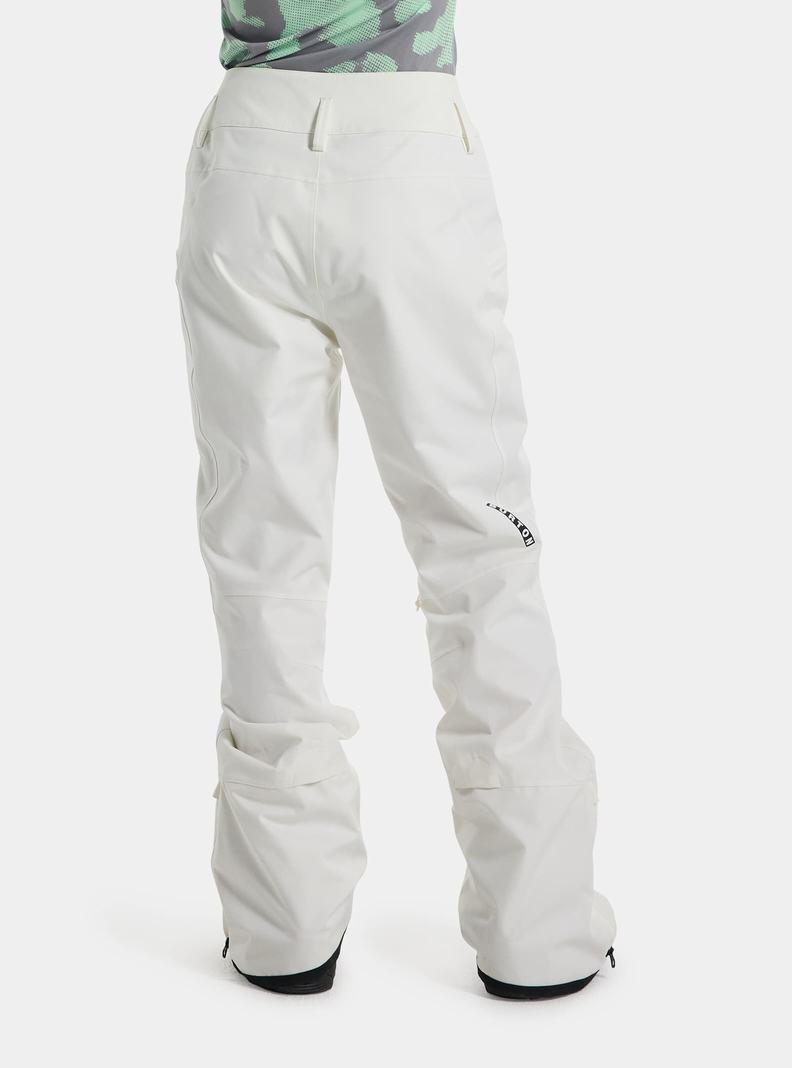 White Burton Marcy High Rise Stretch Women's Ski Pants | QIOPDG394