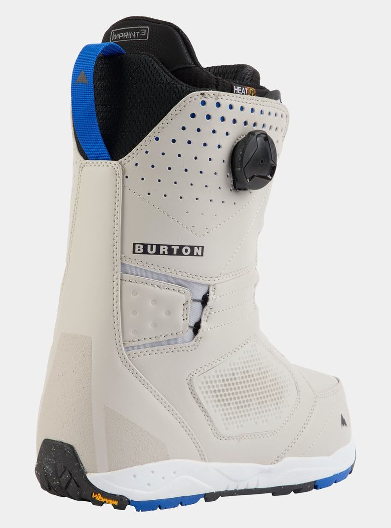 White Burton Photon BOA® Men's Snowboard Boots | BPRUVO251