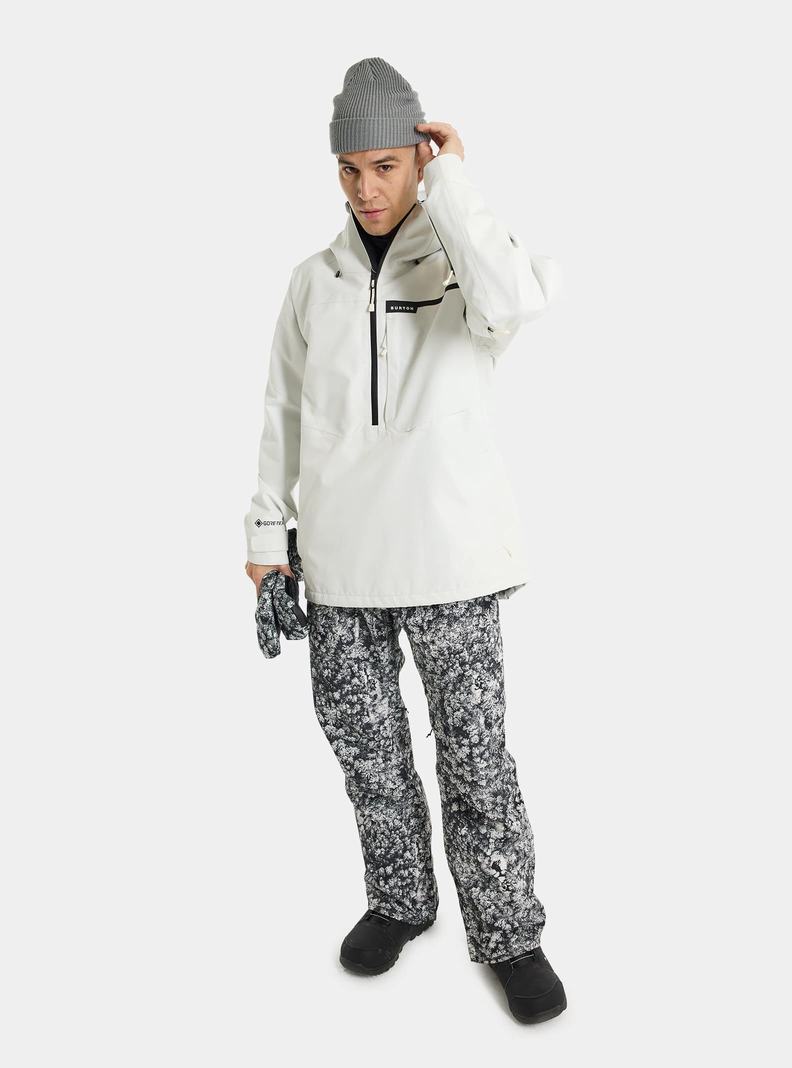 White Burton Pillowline GORE-TEX 2L Anorak Men's Ski Jackets | OQBKPU978