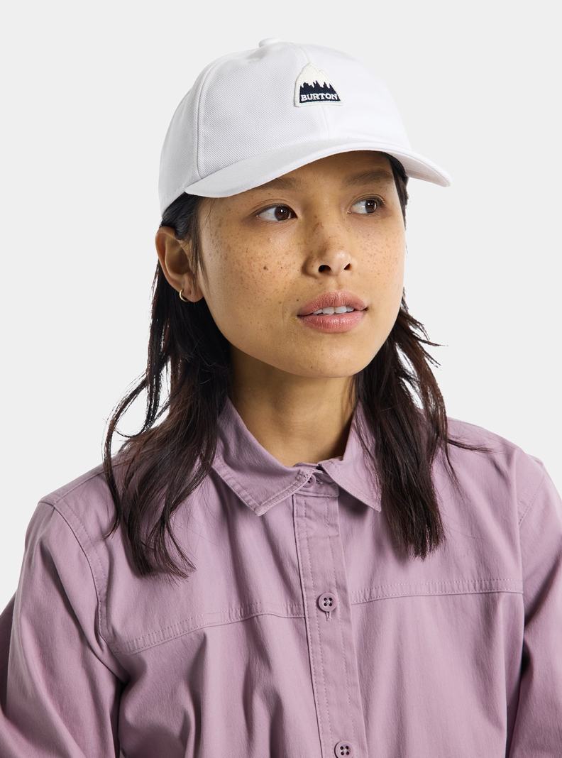 White Burton Rad Dad Men's Hat | RAFUBZ614