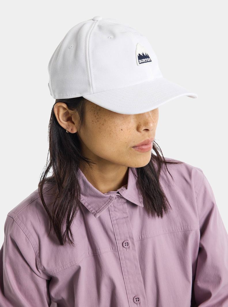 White Burton Rad Dad Men's Hat | RAFUBZ614