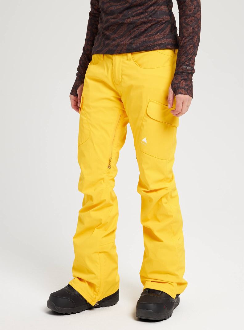 Yellow Burton GORE‑TEX Gloria Women's Ski Pants | DFCJIA160