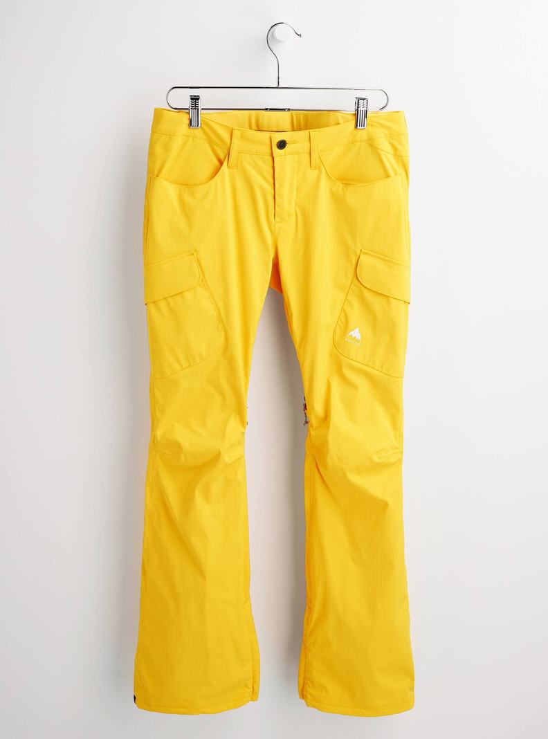 Yellow Burton GORE‑TEX Gloria Women\'s Ski Pants | DFCJIA160