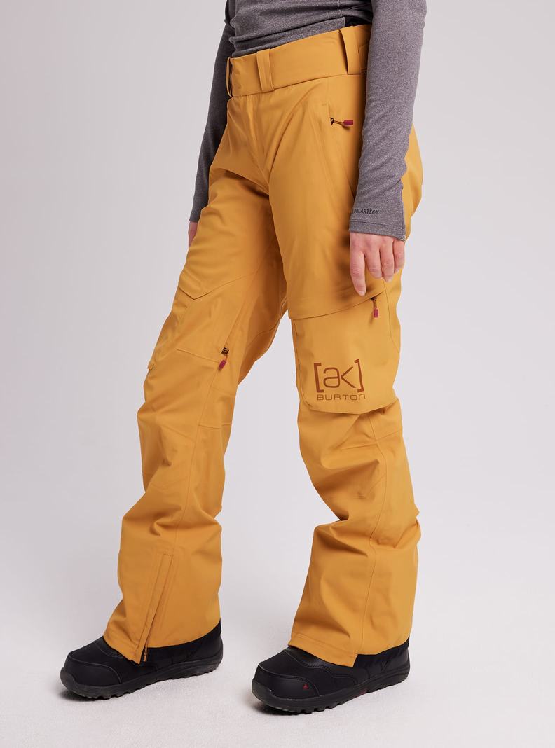 Yellow Burton [ak] GORE-TEX Summit Women's Ski Pants | KQXBFD947