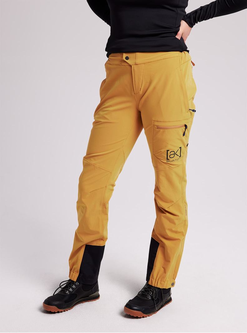 Yellow Burton [ak] Softshell Women's Ski Pants | BEZXNU628