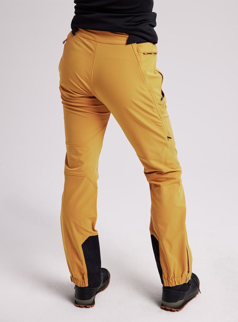 Yellow Burton [ak] Softshell Women's Ski Pants | BEZXNU628